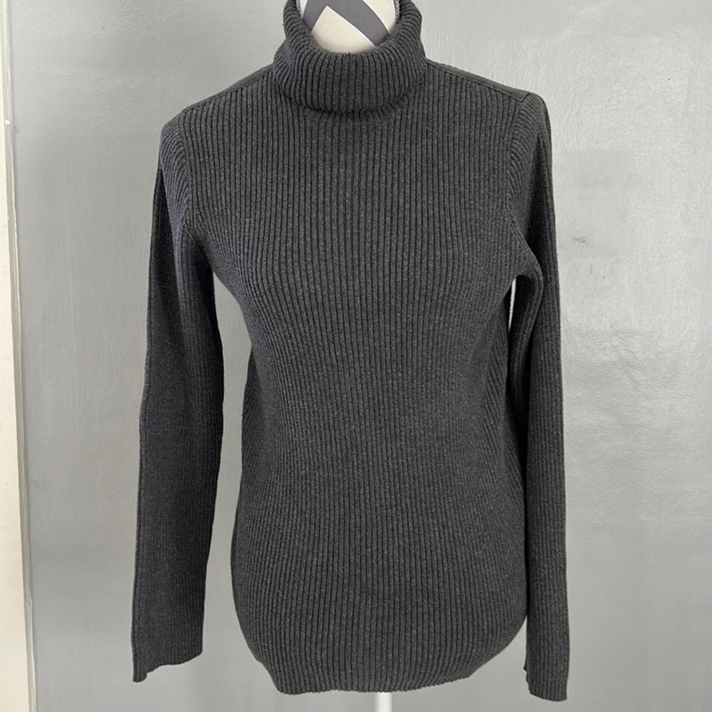 Calvin Klein gray turtleneck sweater